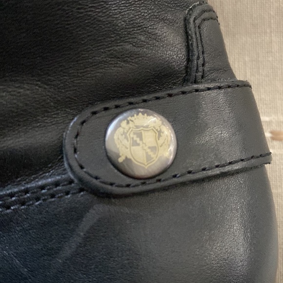 Franco sarto Black and Tan zippered boots size 6 - Picture 3 of 10